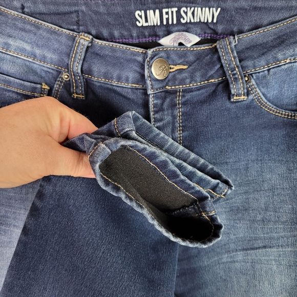 Royalty For Me Slim Fit Skinny Dark Wash Jeans - Picture 6 of 7